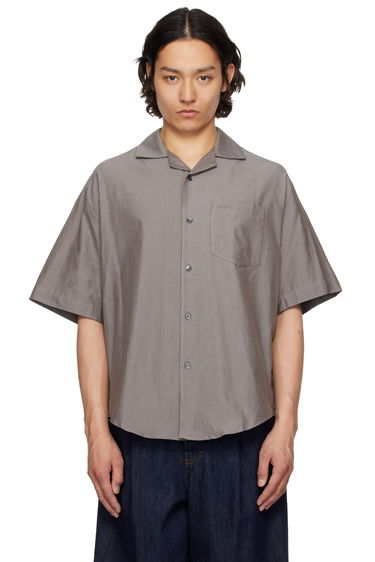 Košeľa AMI AMI Paris Cotton Boxy Shirt Šedá | HSH236.CO0099, 0