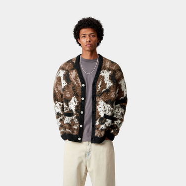 Sveter Carhartt WIP Carhartt WIP Merton Cardigan Wild Dog Jacquard Hnedá | I035391_9, 0