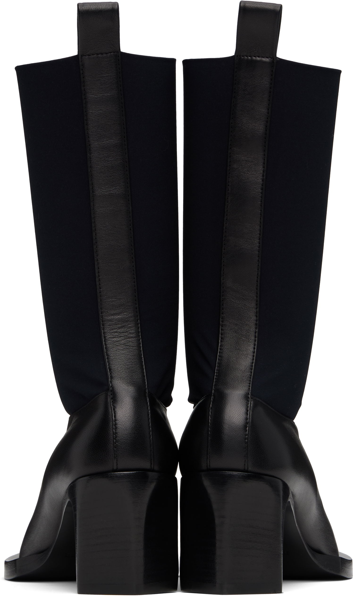 Tenisky a topánky Jil Sander Jil Sander Leather Kitten Heel Ankle Boots Čierna | J16WU0056_P5810, 1