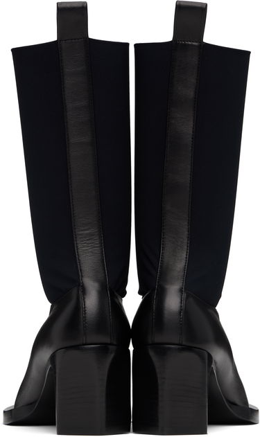 Tenisky a topánky Jil Sander Jil Sander Leather Kitten Heel Ankle Boots Čierna | J16WU0056_P5810, 1