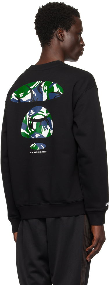 Mikina AAPE by A Bathing Ape AAPE by A Bathing Ape Sweatshirt Čierna | AAPSWMB336XXNBKX, 2