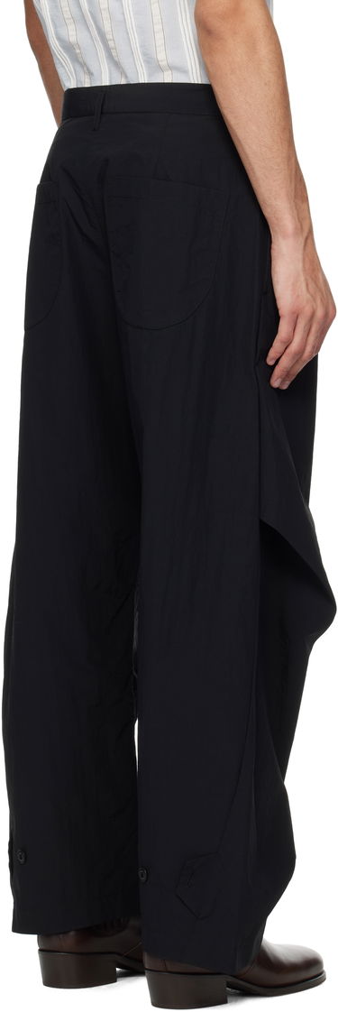 Nohavice sage NATION SAGE NATION Helix Trousers Čierna | S111 HELIX TROUSER, 2