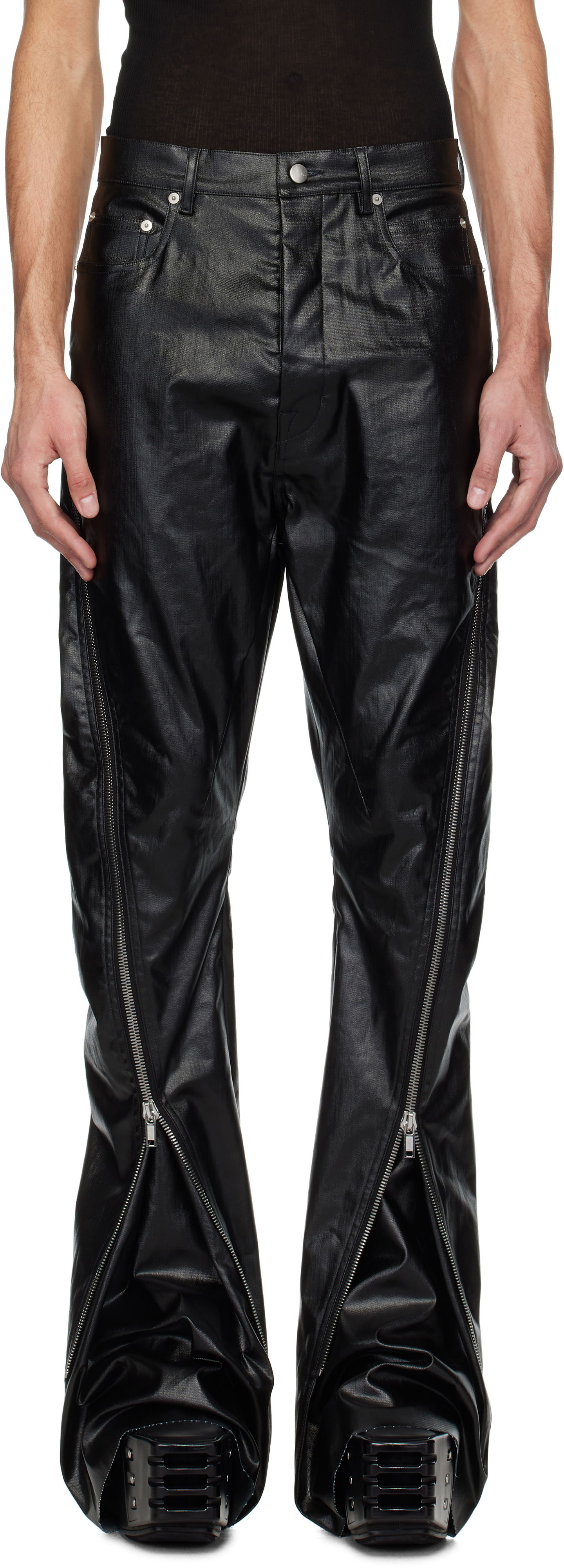 Nohavice Rick Owens Rick Owens Hollywood Bolan Banana Pants Čierna | RU01E5343 SCT, 0
