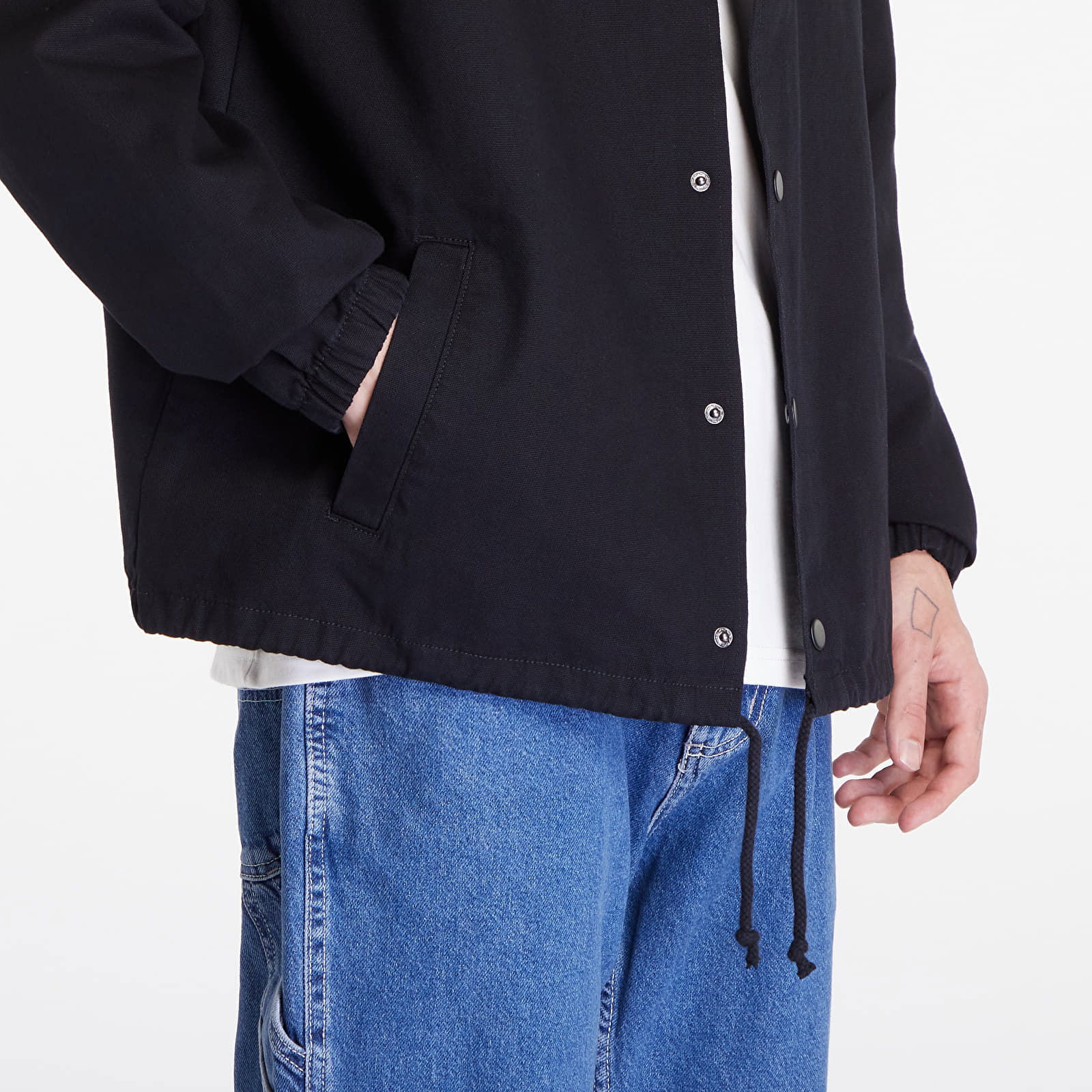 Torrey Canvas Coach Jacket Black