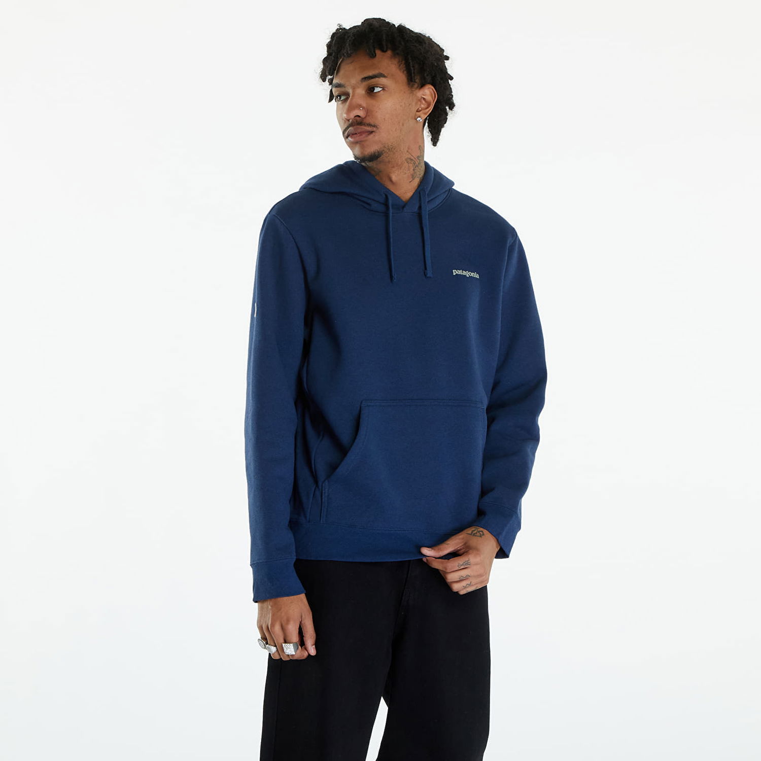 Mikina Patagonia Fitz Roy Icon Uprisal Hoody Lagom Blue Modrá | 39666 LMBE, 0