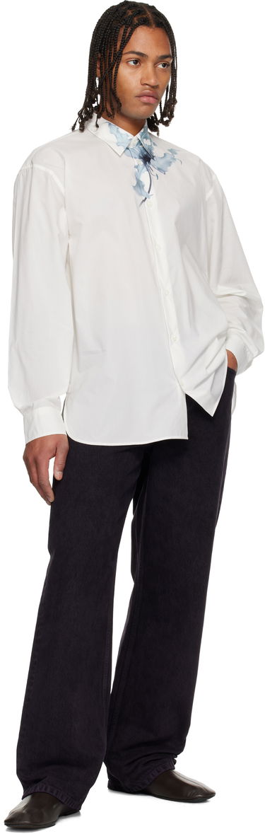 Košeľa Dries Van Noten Dries Van Noten Loose Cotton Shirt Biela | 252-020732-2008, 3