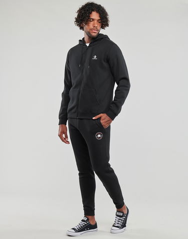Mikina Converse GO-TO EMBROIDERED STAR CHEVRON FULL-ZIP HOODIE Čierna | 10024511-A01, 2