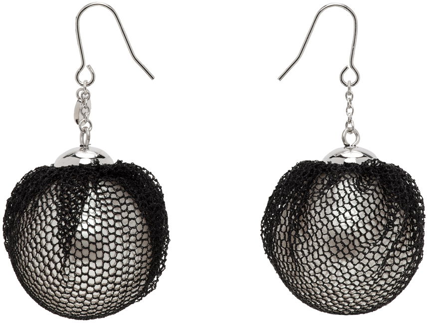 Náušnice UNDERCOVER Undercover Mesh Ball Earrings Čierna | UC1D1R51-1, 0