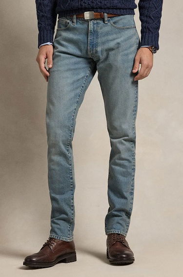 Džínsy Polo by Ralph Lauren Slim Fit Light Wash Denim Jeans Modrá | 710956084, 1