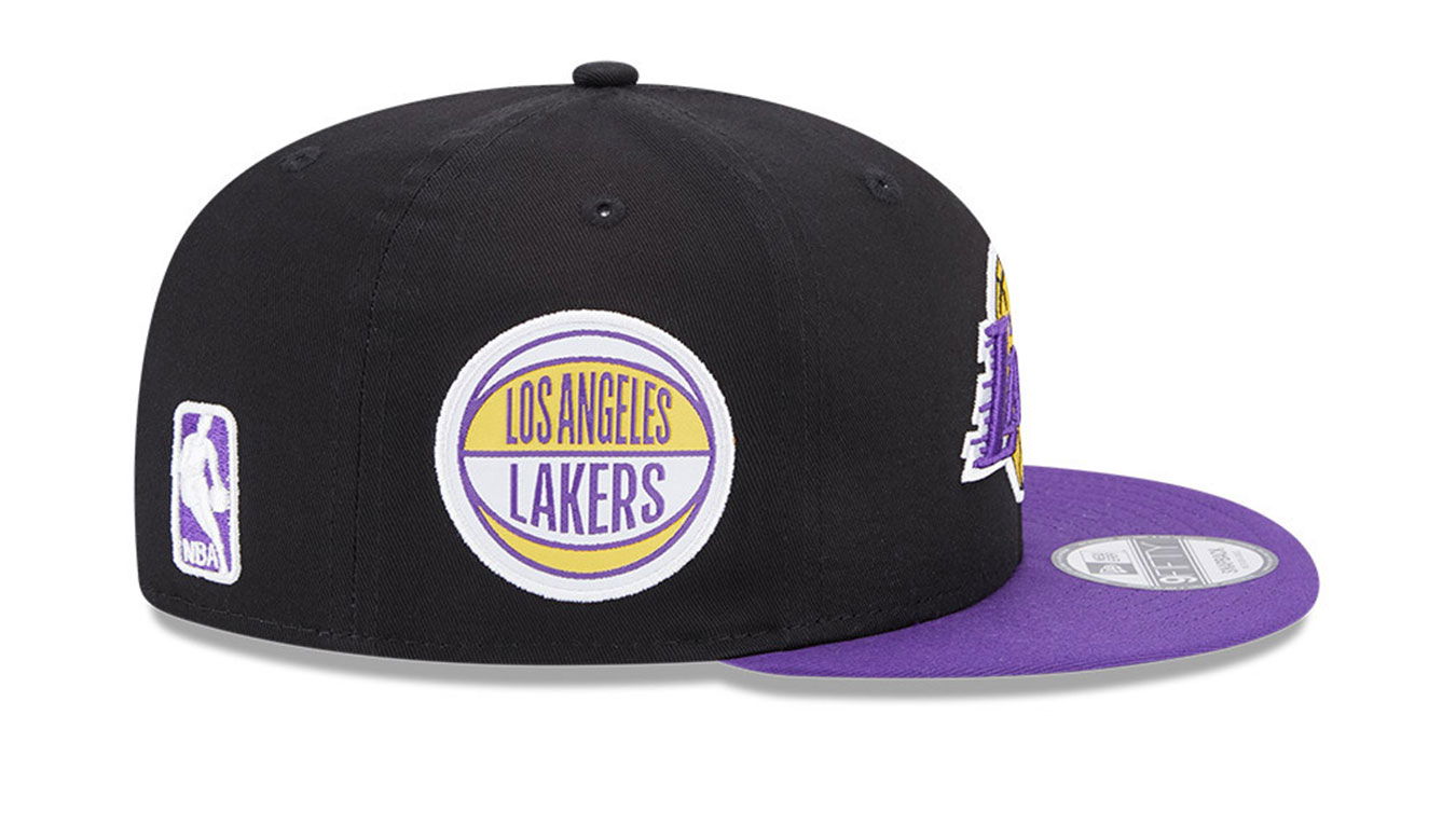 LA Lakers Team Side Patch 9FIFTY Snapback Cap