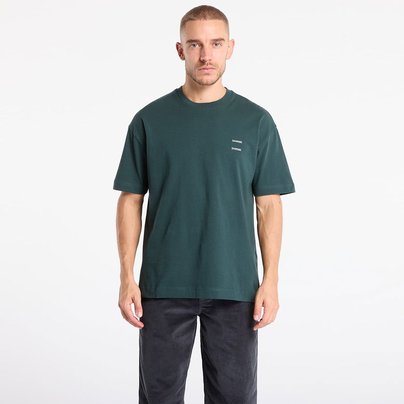 Tričko Samsoe Samsoe Relaxed Fit Joel T-Shirt Zelené | M22300126_194906TCX