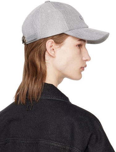 Šiltovka Solid Homme Solid Homme Logo Cap Šedá | S241AC01, 2