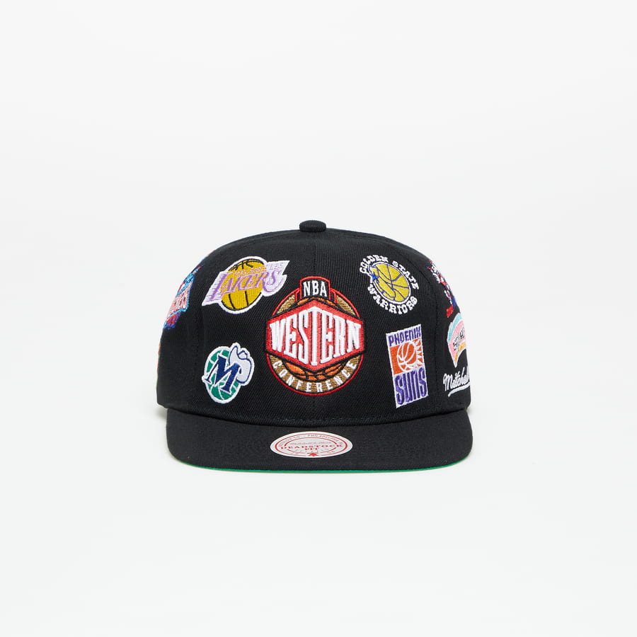 Šiltovka Mitchell & Ness NBA All Over Conference Deadstock Hwc NBA West Čierna | HMUS5137-WESYYPPPBLCK, 0