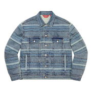 Layered Denim Trucker Jacket