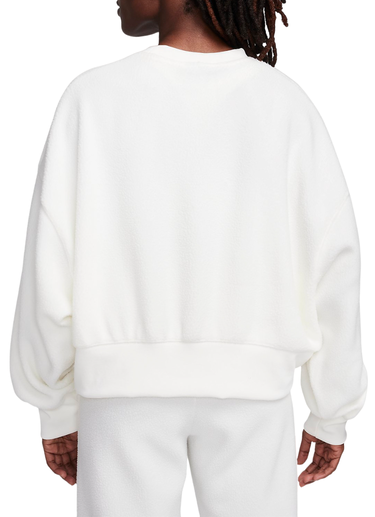 Mikina Nike NSW PLSH MOD CROP CREW Biela | dq6844-133, 1