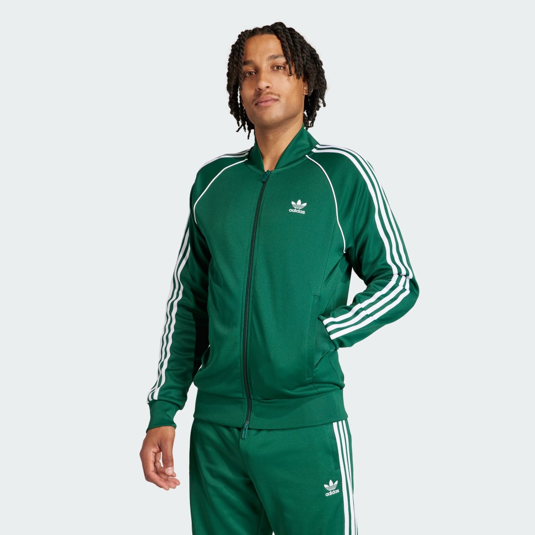 Bunda adidas Originals Adicolor Classics SST Zelené | IR9863, 1