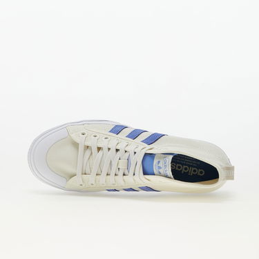 Tenisky a topánky adidas Originals Nizza Platform Mid W Off White/ Blue Fusion/ Cloud White Biela | FZ6189, 2