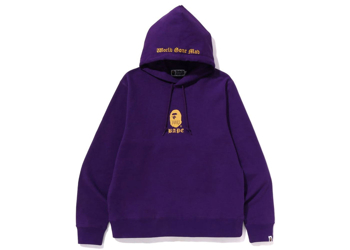 Mikina BAPE A Bathing Ape Pullover Hoodie Fialová | 1J30-114-011, 0