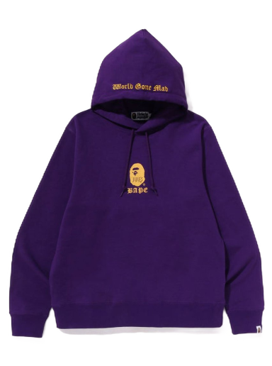 Mikina BAPE A Bathing Ape Pullover Hoodie Fialová | 1J30-114-011
