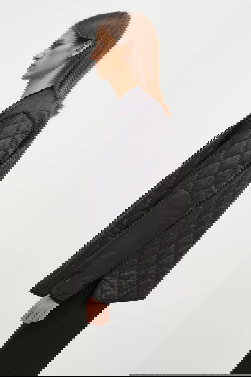 Bunda Barbour Liddesdale Liner Quilted Oversize Jacket Čierna | MQU1788, 1