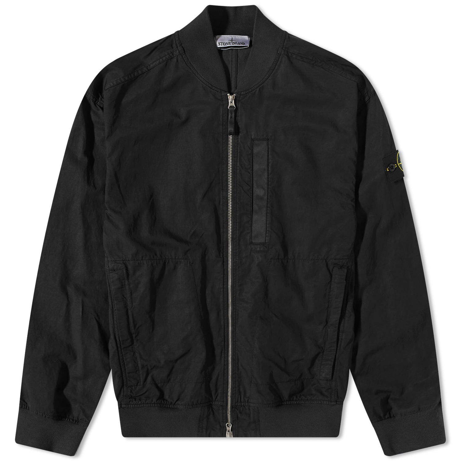 Bomber bunda Stone Island Cupro Cotton Twill Bomber Jacket Čierna | 781542629-V0029, 0