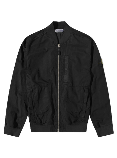 Bomber bunda Stone Island Cupro Cotton Twill Bomber Jacket Čierna | 781542629-V0029