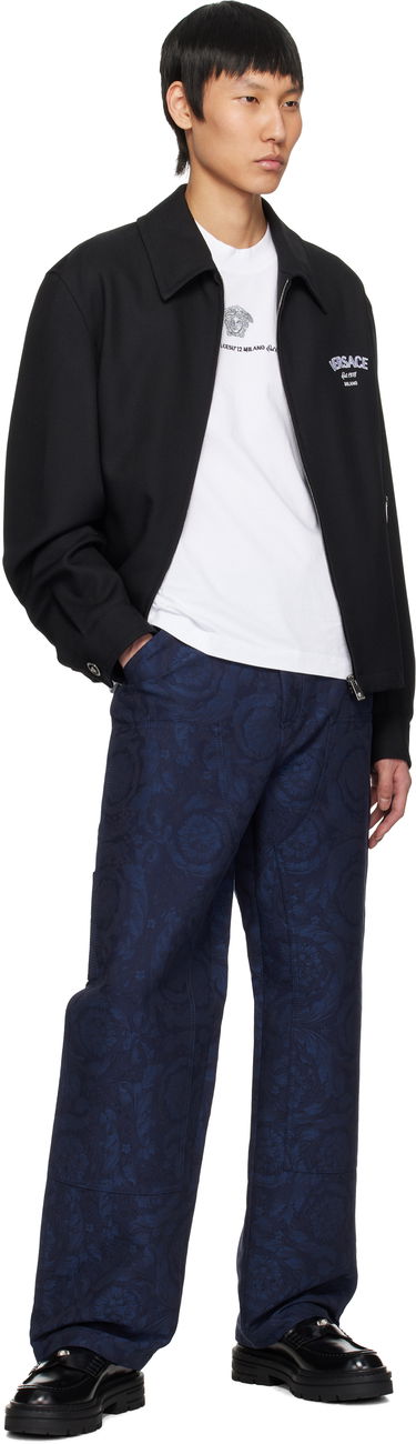 Bomber bunda Versace Versace Medusa Gallery Wool Blouson Jacket Čierna | 1018846_1A13489, 3
