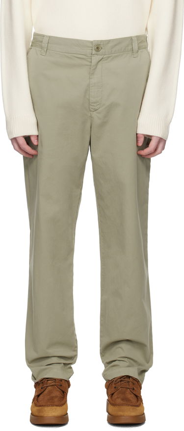 Nohavice A.P.C. A.P.C. Lawrence Trousers Zelené | COHKU-H08509, 0