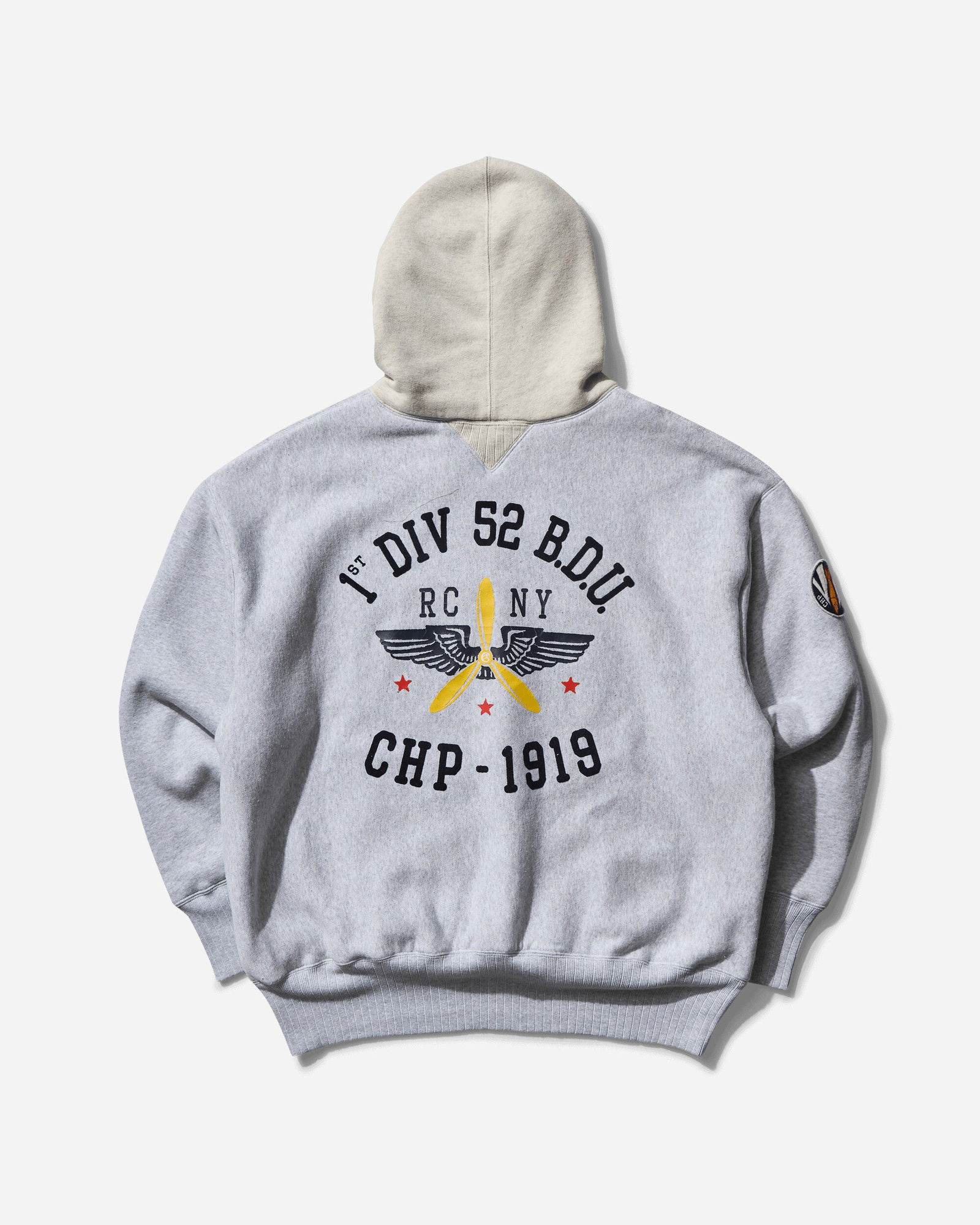 Hoodie Oatmeal / Heather Grey