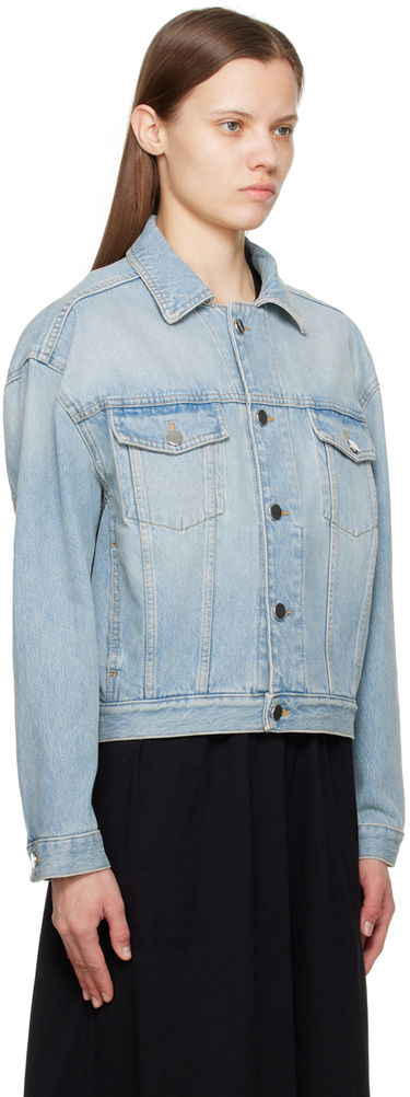 Bunda Loulou de Saison Loulou de Saison Dave Denim Jacket Modrá | DAVE, 1