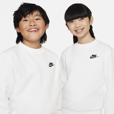 Mikina Nike Nike Sportswear Club Fleece Crewneck Sweatshirt Biela | FD3006-100, 2