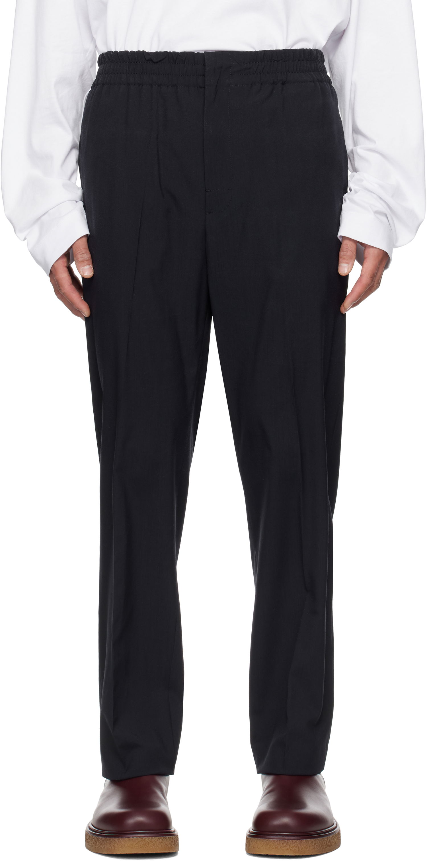 Nohavice Bottega Veneta Bottega Veneta Fine Wool Trousers Čierna | 811897V4XP04246, 0
