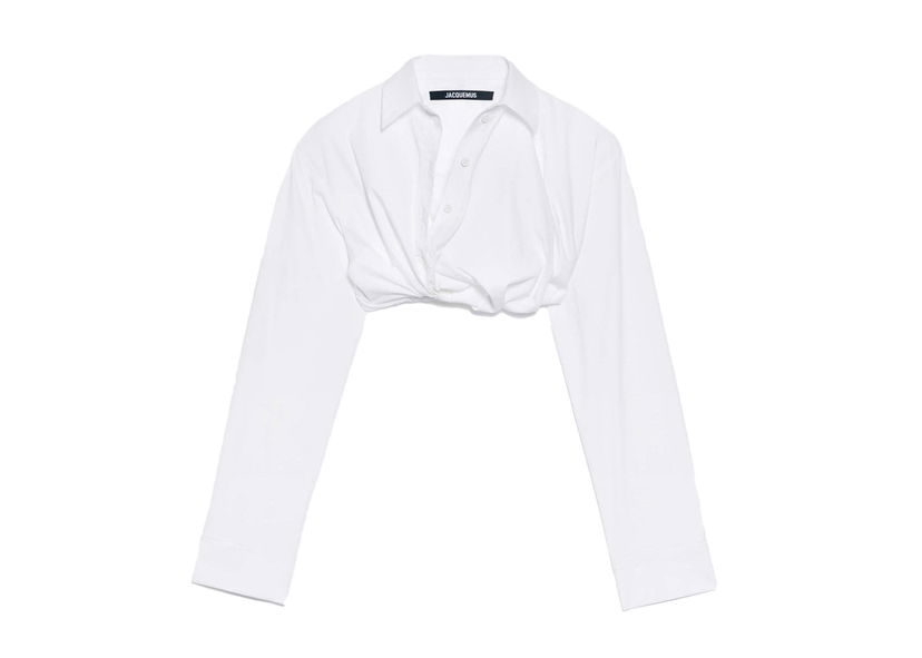Košeľa Jacquemus La Chemise Bahia Courte Shirt Biela | 233SH042-1454-100