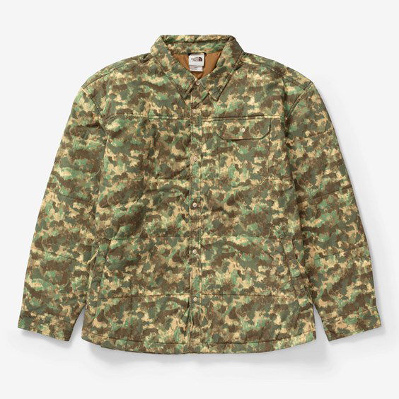 Košeľa The North Face M66 Stuffed Shirt Jacket Zelené | NF0A7ZYKIAQ, 0