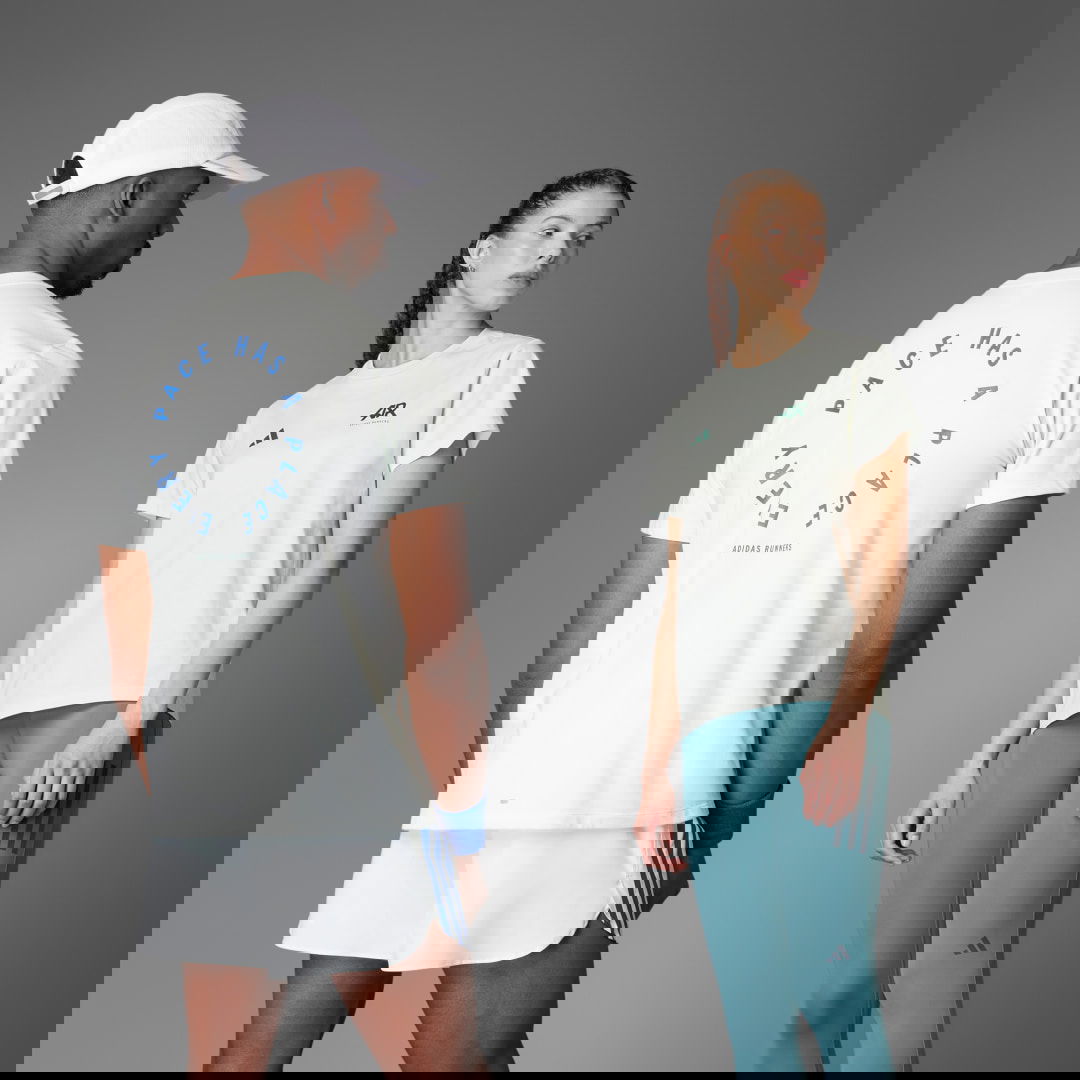 Tričko adidas Performance Runners T-Shirt Zelené | JC7367, 0