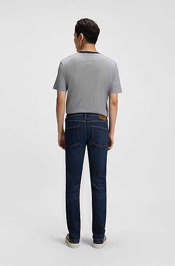 Džínsy BOSS Slim-Fit Performance Denim Jeans Modrá | 50542530, 1