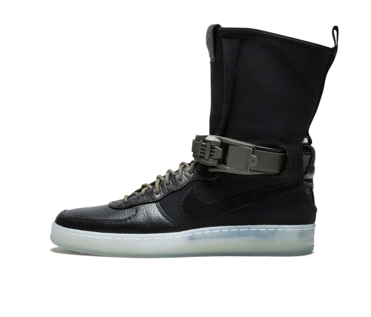 Tenisky a topánky Nike Acronym x Air Force Downtown 1 Hi SP 'Black Olive' Čierna | 649941-003, 0
