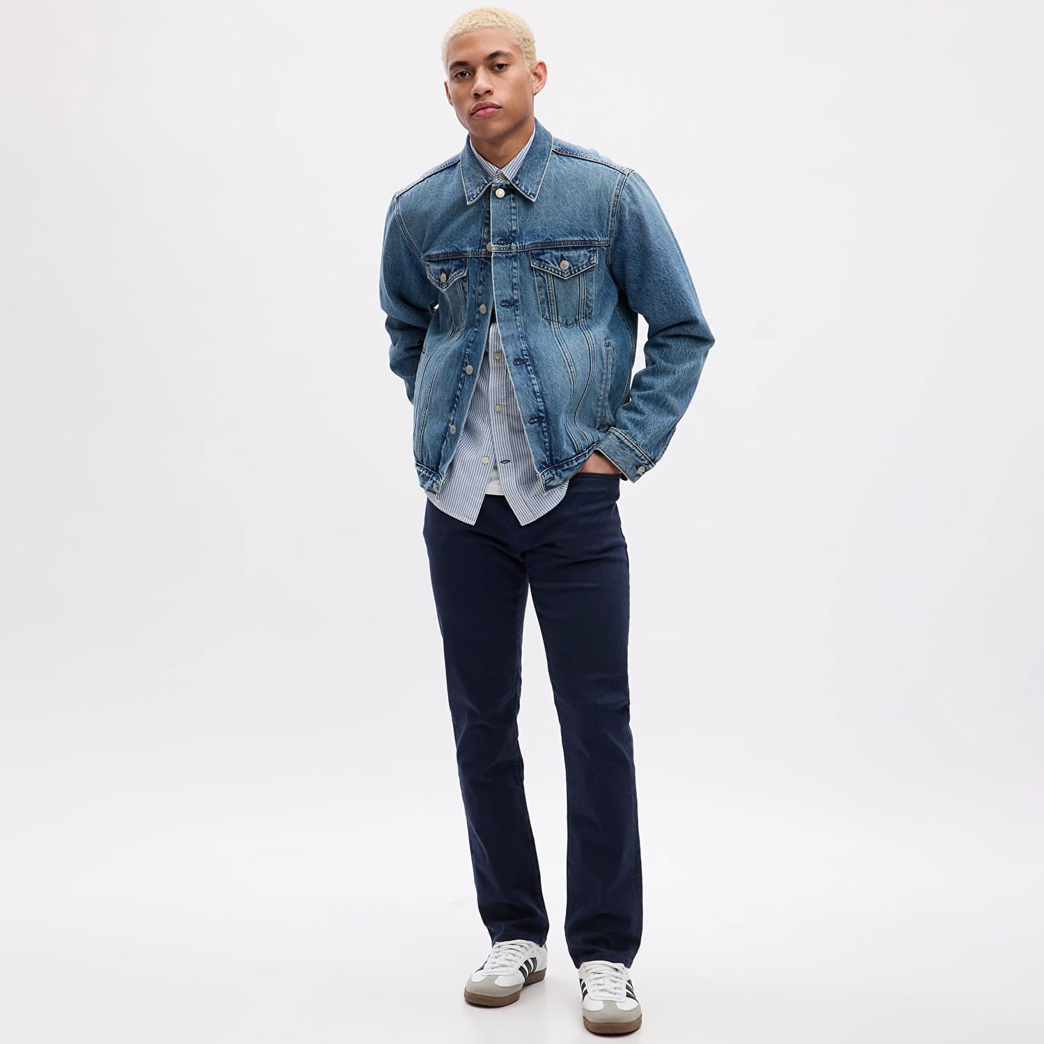 Džínsy GAP Denim Pants Slim Night Shadow 525 Čierna | 876543-01, 0