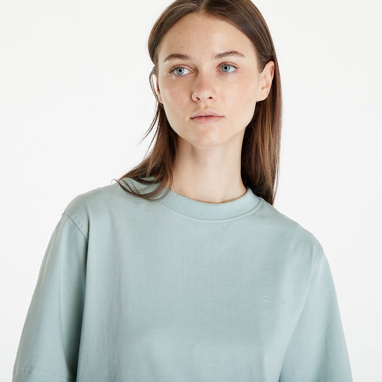 Essential T-Shirt With Tonal Print Green