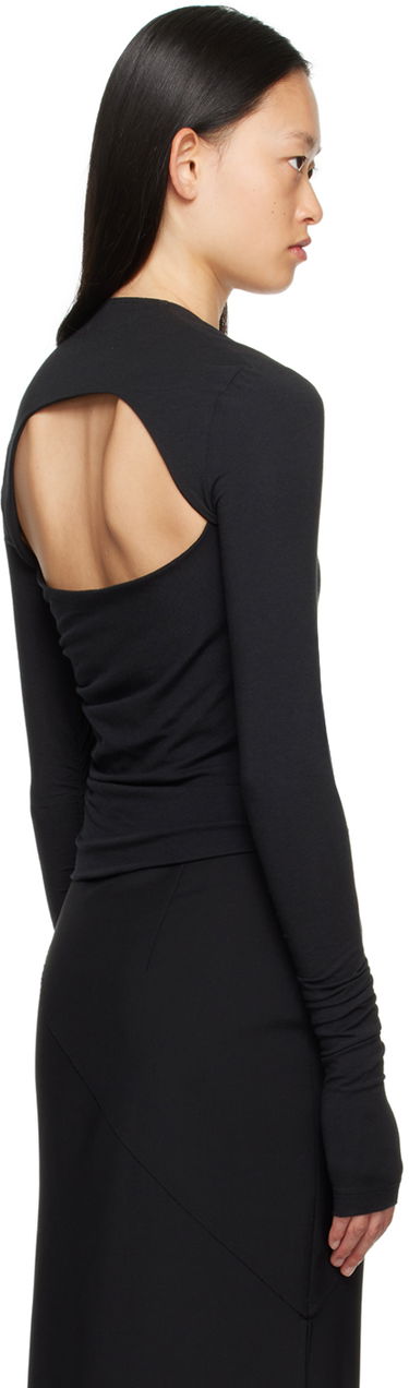Tričko Helmut Lang Helmut Lang Shrug Long Sleeve T-Shirt Čierna | N06HW518, 2