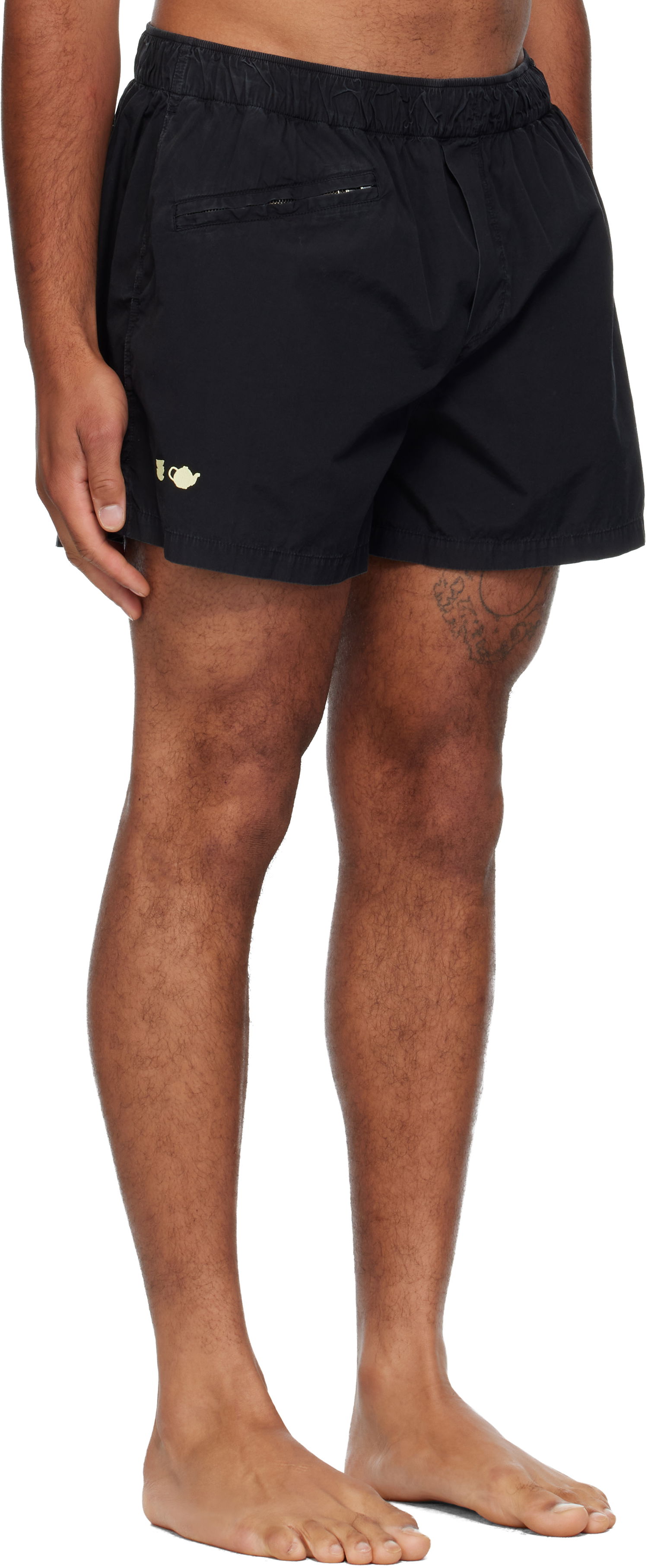 Šortky JW Anderson JW Anderson Embroidered Shorts Čierna | SR0123-PG1823, 1
