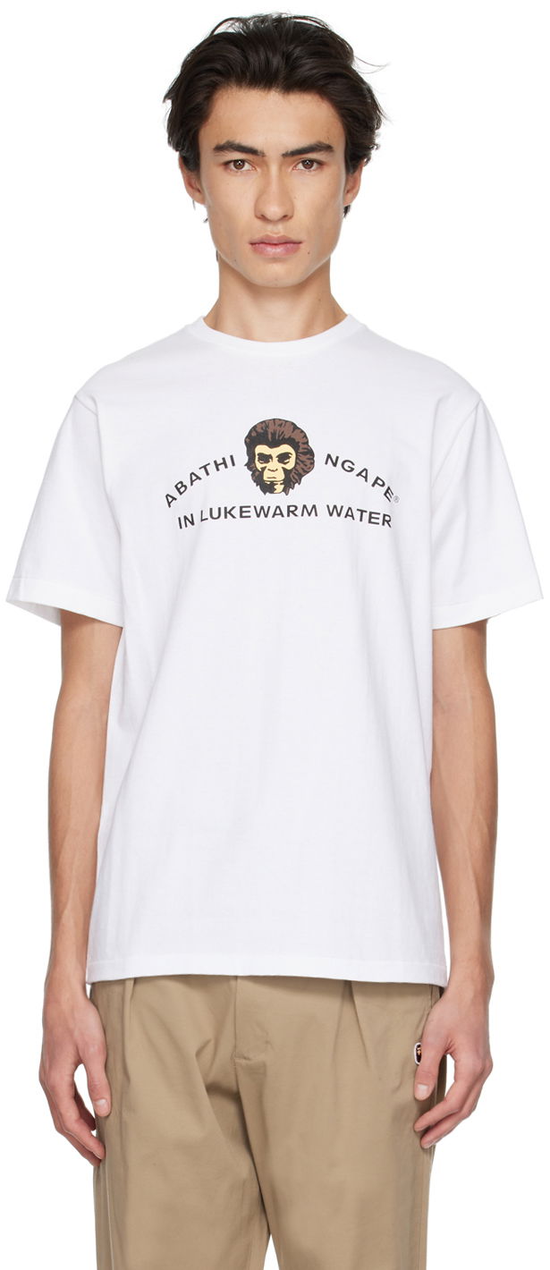 Tričko BAPE Graphic T-Shirt Biela | 001TEI201016F, 0