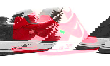 Tenisky a topánky Nike Nike Louis Vuitton By Virgil Abloh x Air Force 1 Low "White Red" Červená | 1A9VA9, 2