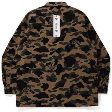 Košeľa BAPE Bape Ursus Military Shirt Camo Hnedá | 001SHH201003X-GRN, 1