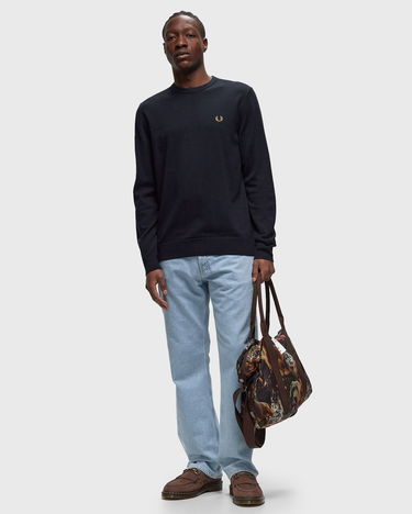 Sveter Fred Perry CLASSIC CREW NECK JUMPER Navy | K9601-795, 1