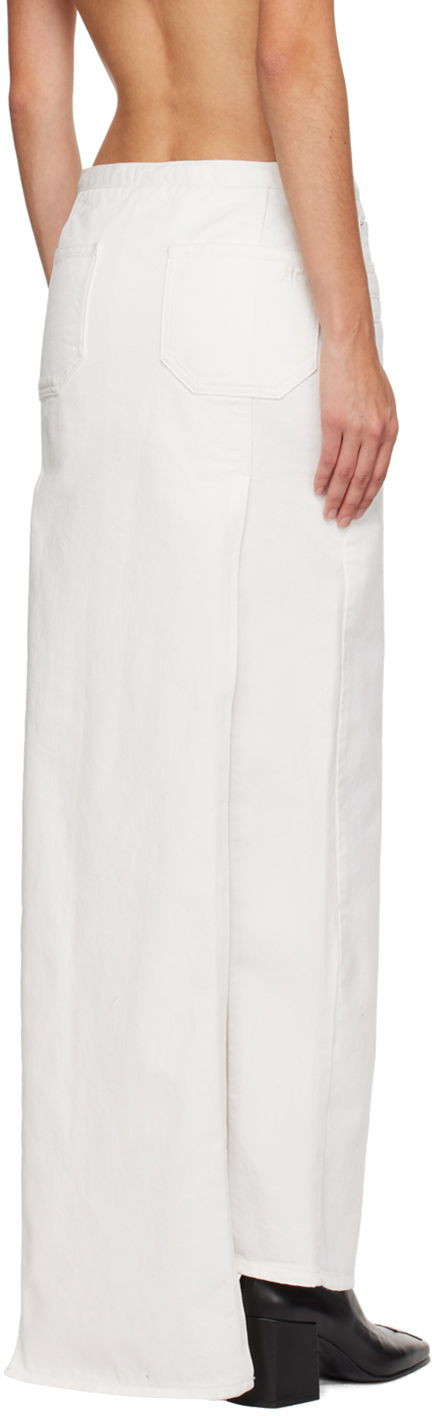 Courrèges Seven-Pocket Denim Maxi Skirt
