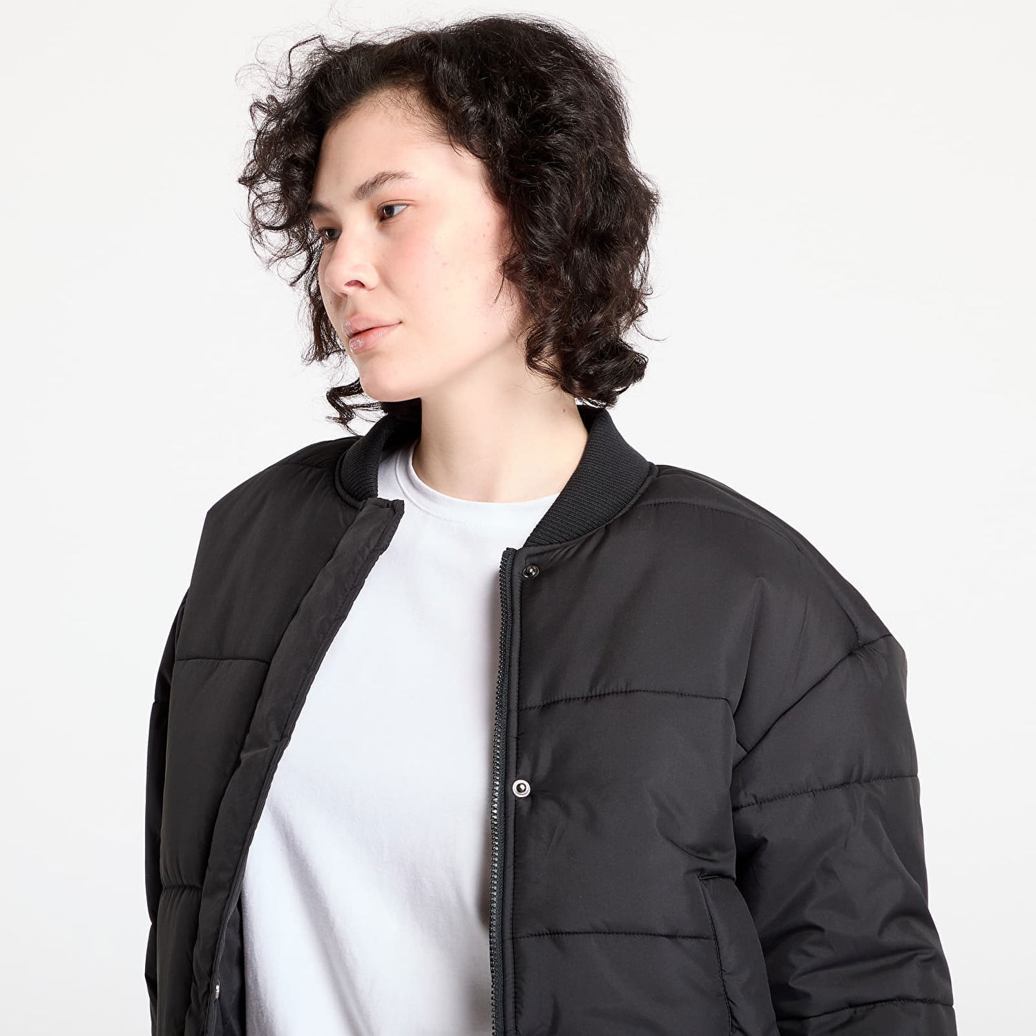 Prešívaná bunda Urban Classics Puffer Jacket Čierna | TB6152-00007, 1