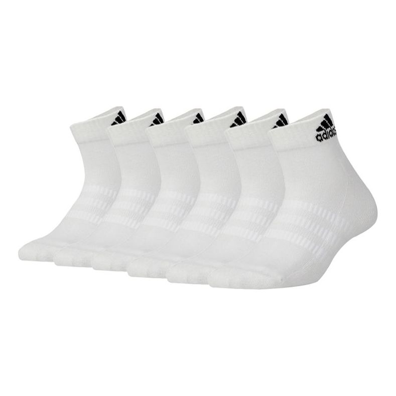 Ponožky adidas Originals Breathable Ankle Socks 6-Pack Biela | DZ9367, 0