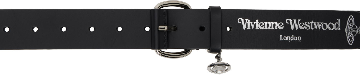 Opasok Vivienne Westwood Vivienne Westwood New Wide Alex Charm Belt Čierna | 8201007KU-L009X-, 0