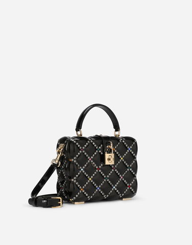 Kabelka Dolce & Gabbana Dolce & Gabbana Dolce Box Bag With Rhinestones Čierna | BB5970AY2298S574, 1